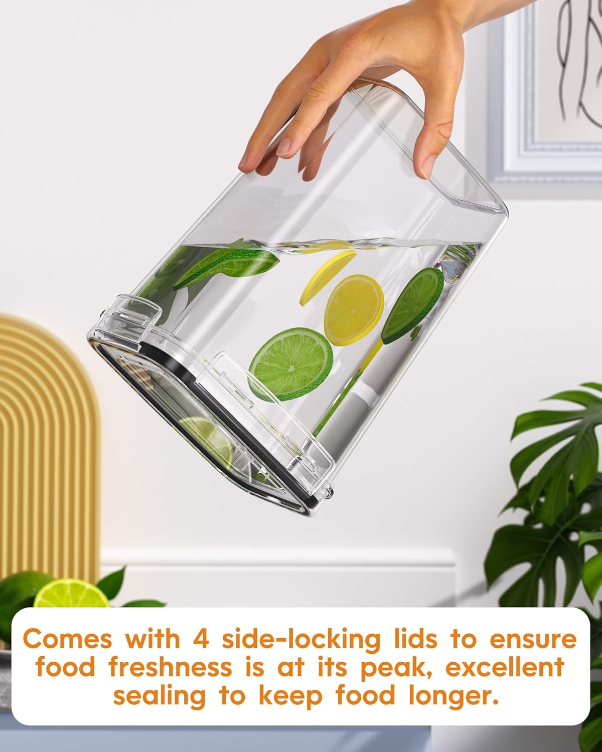 Airtight Food Storage Containers with Lids, 24 PCS Kitchen and Pantry Organization Canisters, BPA-Free, PVC-Free