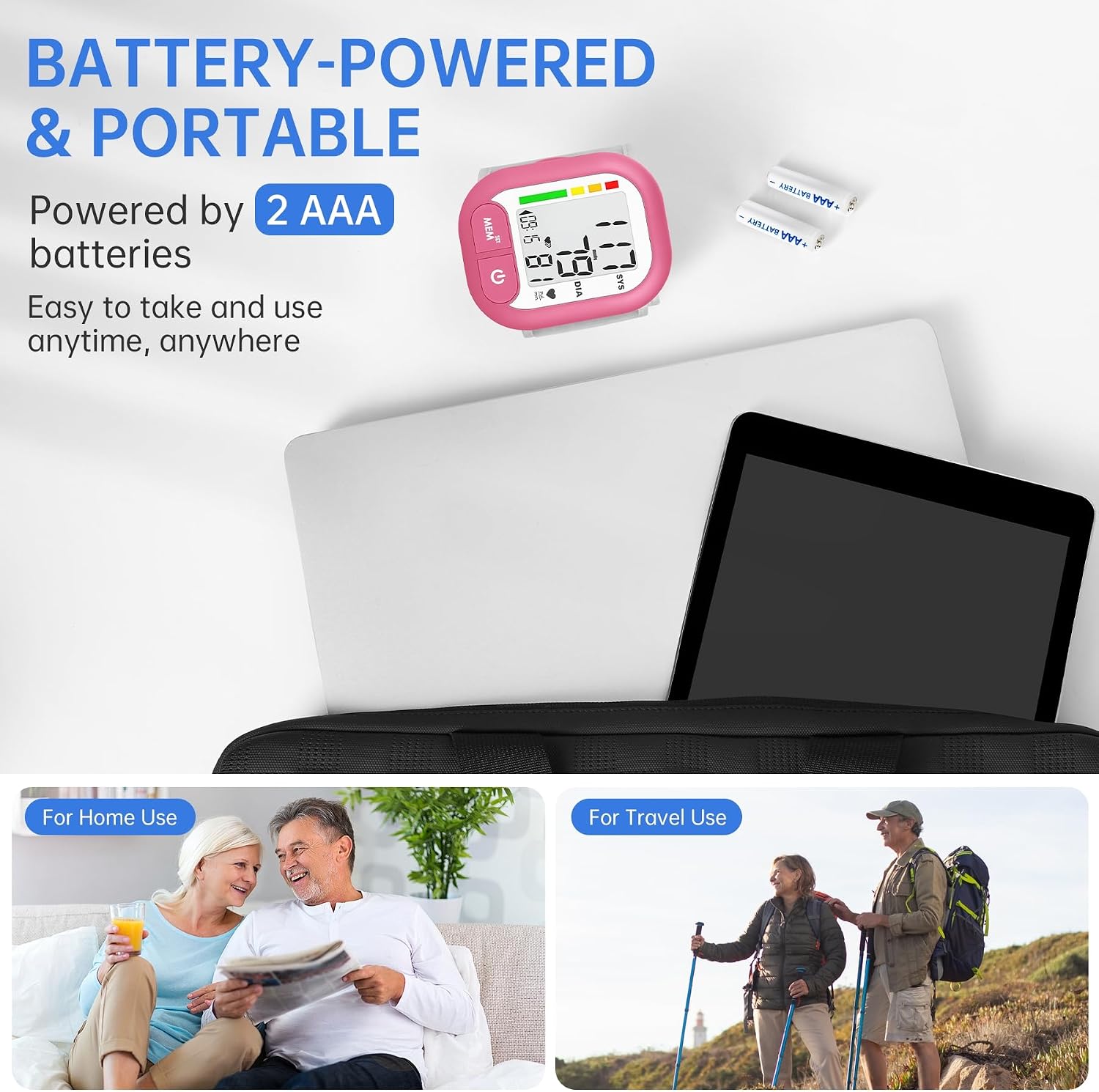 Blood Pressure Monitor FDA-Cleared Automatic BP Cuff for Home Use