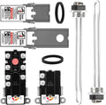 EWH-02 Electric Water Heater Tune-Up Kit By NISHCON, Fit for Most Brands Water Heaters Includes Upper & Lower Heater Thermostat and Protective Covers, Water Heater Heating Elements