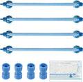 4 Pieces Aquarium Bubble Wall Air Stone Bar 10 Inch Fish Tank Bubble Release Diffuser Bar Tube for Fish Tank Aquarium