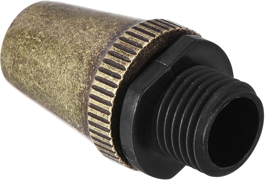uxcell Cable Glands Strain Relief Cord Connector Grips Metal Bronze 5Pcs for Wiring Hanging Light Ceiling Pendant Lamp