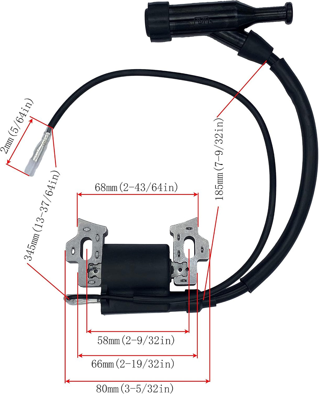 YAMAKATO 590603 196cc 208cc Ignition Coil for Briggs & Stratton CR950