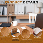Wood Grain Repair Tape, 2.2" x 15ft Self Adhesive Mahogany