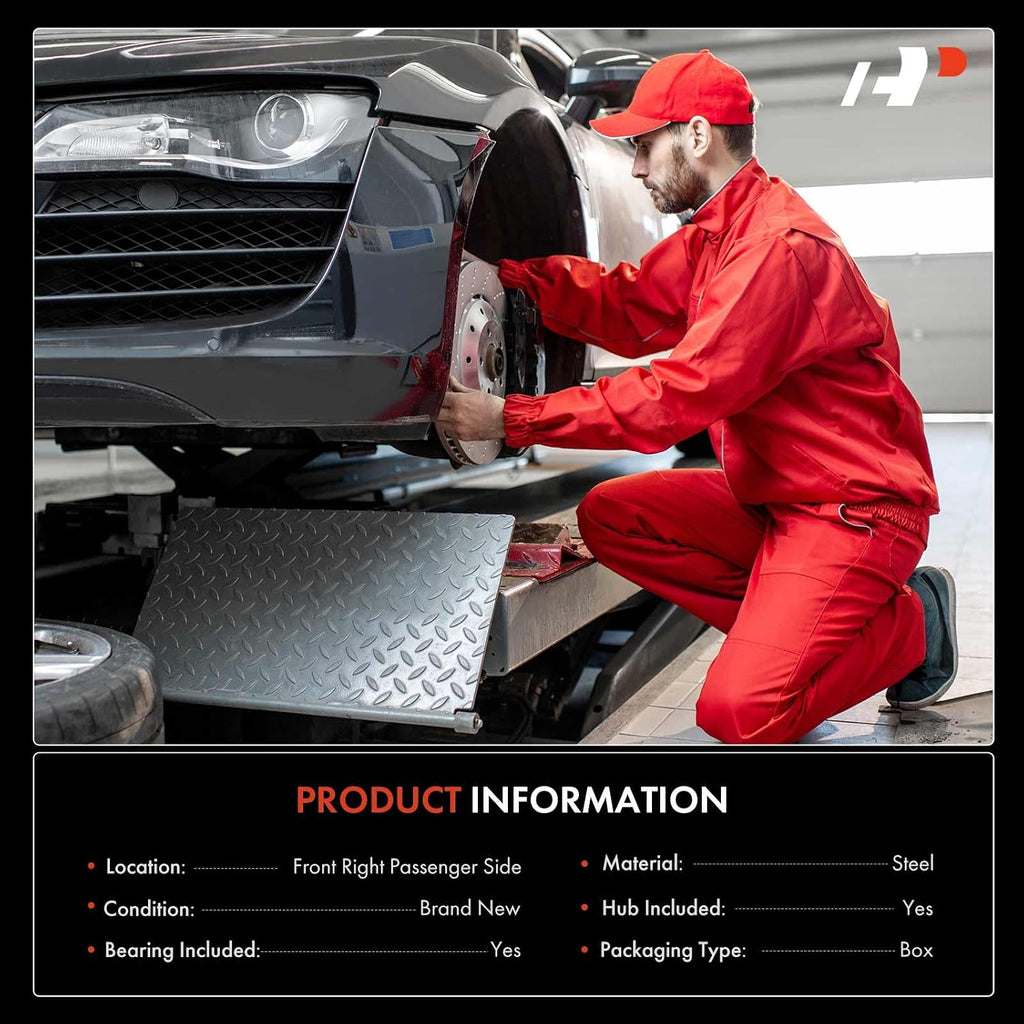 A-Premium Front Right Steering Knuckle & Wheel Bearing Hub Assembly