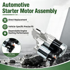 Yunnergo L81318400 Starter Compatible with 3 2004-2009 2.0L I4