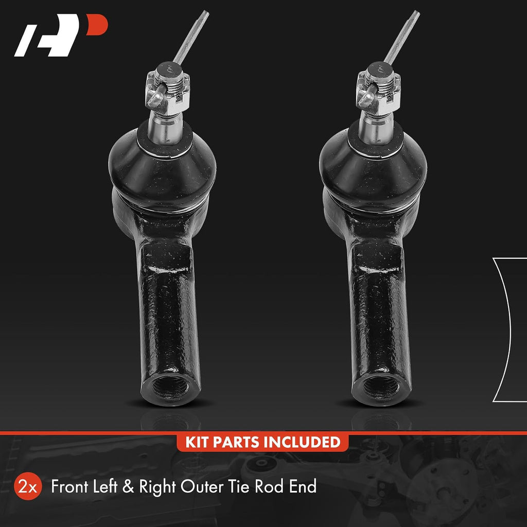 A-Premium Front Outer Tie Rod End, Compatible with Mazda