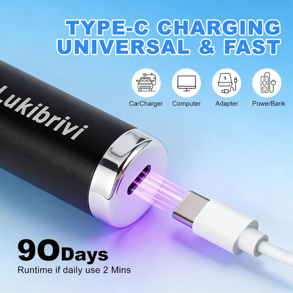 Rechargeable Ear and Nose Hair Trimmer, 4-in-1 Professional Painless Eyebrow & Facial Hair Trimmer for Men Women