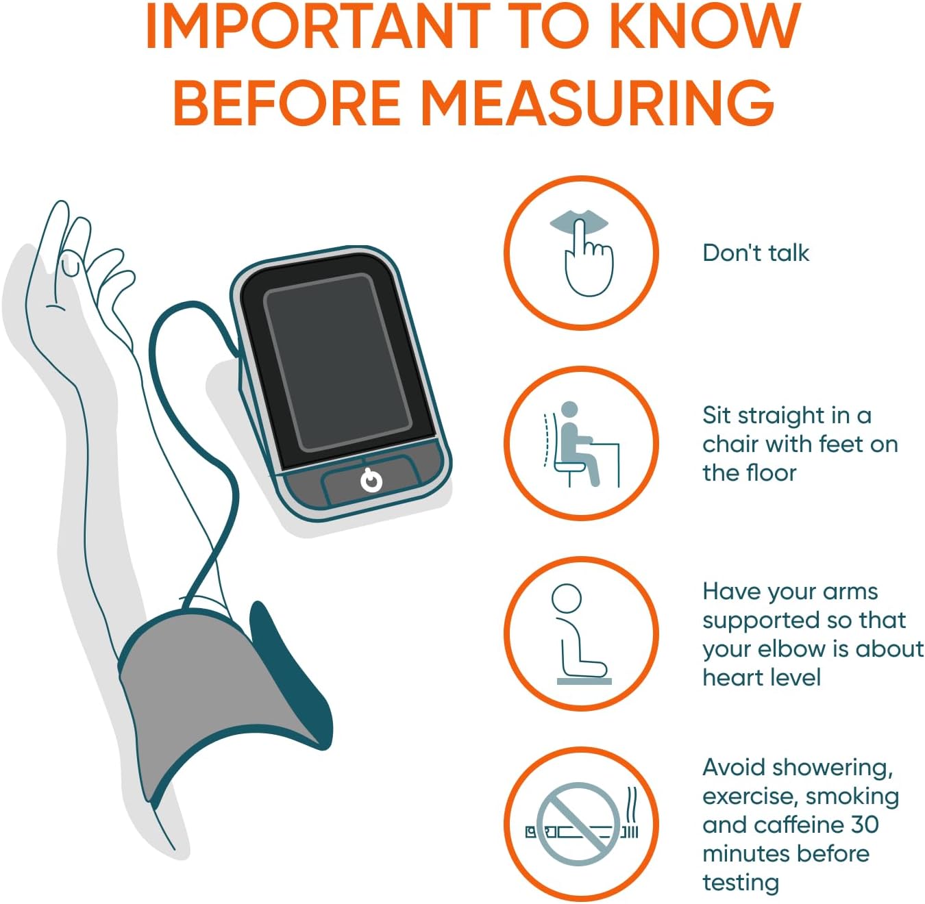 Gen-2 Blood Pressure Monitor for Home Use | Smart App & Carry Case