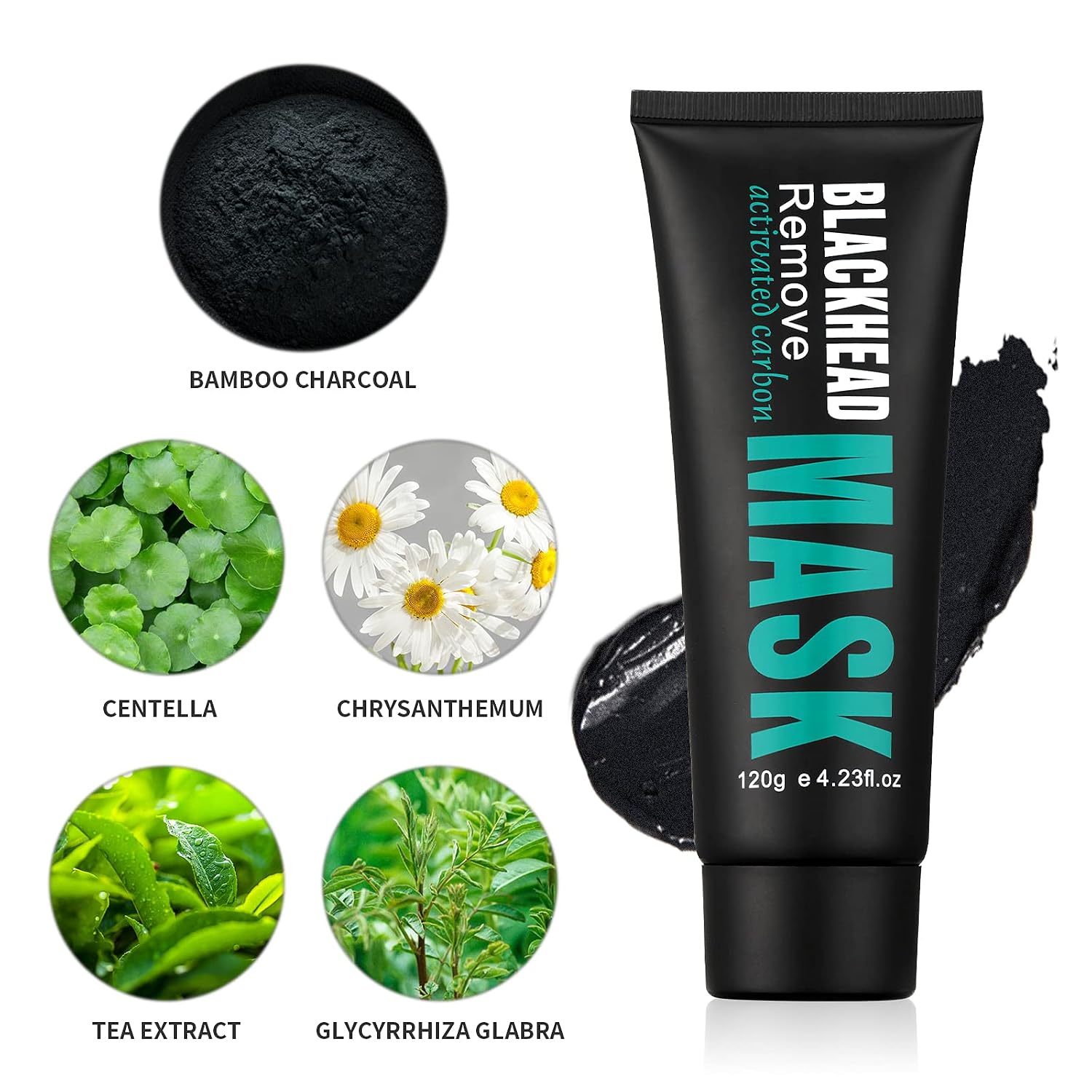 Peel Off Face Mask Blackhead Whiteheads Remover Masks Activated Charcoal Black Mask Purifying Peeling Facial Mask for