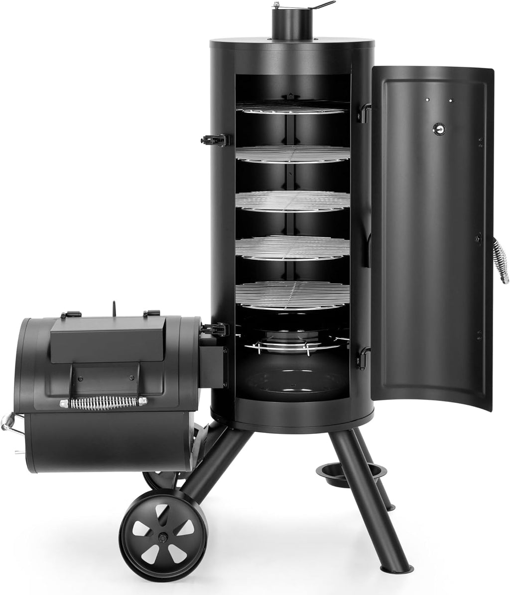 Vertical Charcoal Smoker Grill Extra Large Barbecue Grill