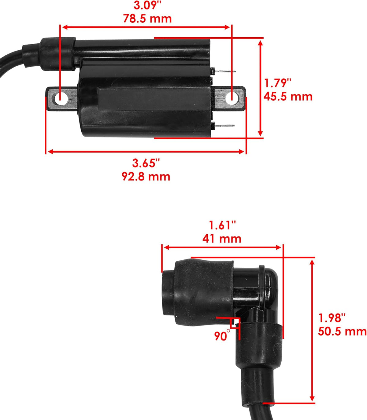 Caltric Ignition Coils Compatible with John Deere 285 320 345 425 445 AM120732