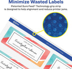 Shipping Labels, Sure Feed and Easy Peel Technology, Glossy White Labels, 2" x 4", Permanent Adhesive, Laser/Inkjet