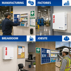 150-Person OSHA First Aid Cabinet with Medications