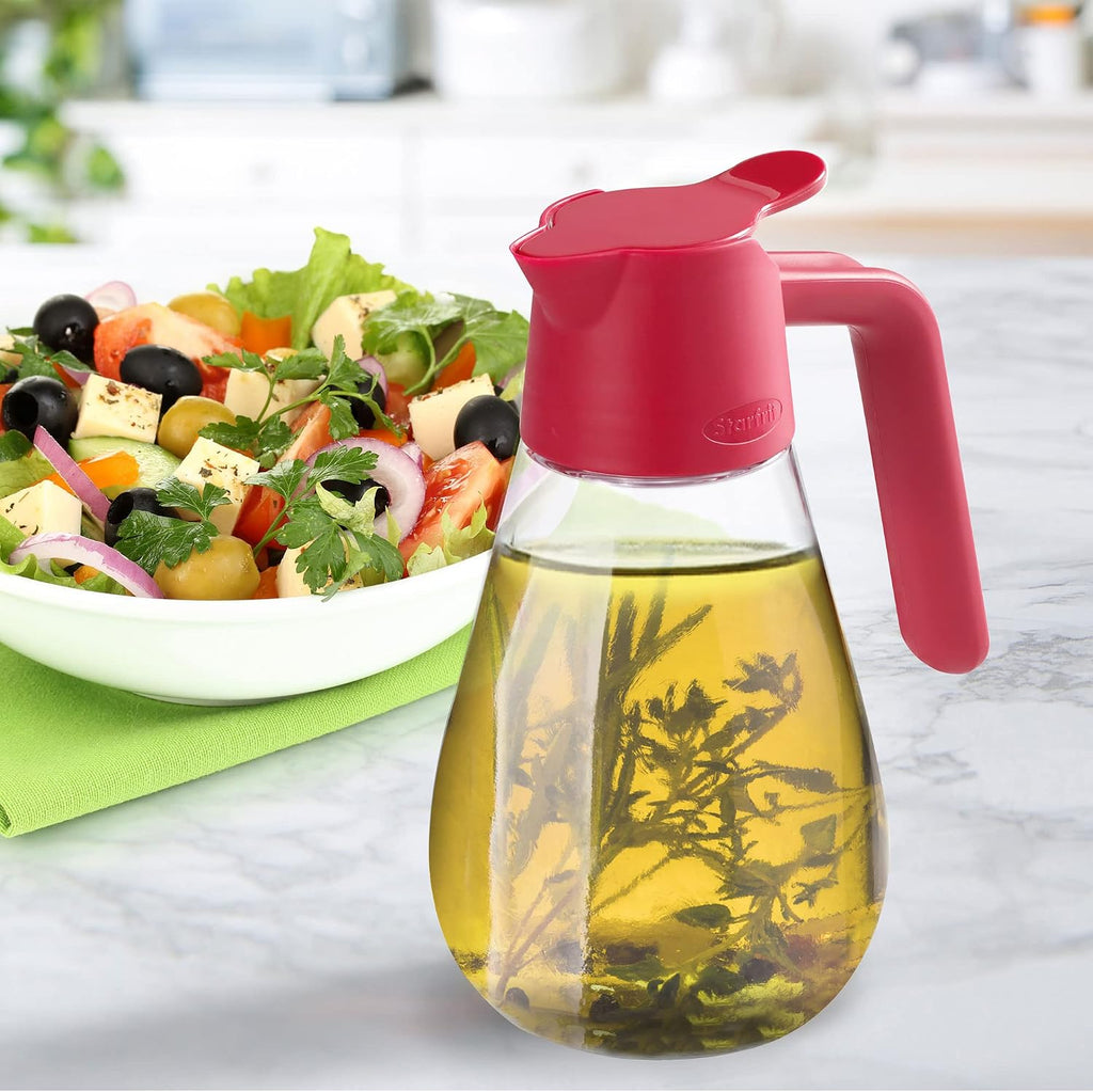Dripless Syrup Dispenser, 600ml, Silicone Seal, Dishwasher Safe