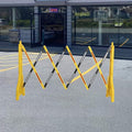Expandable Mobile Barricade, Folding Traffic Fence with Reflectors Flexible Crowd Control Barriers Guard Easily