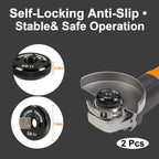Angle Grinder Nut 5/8"-11, 2 PCS Self-Locking Flange Nuts
