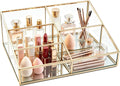 Glass Makeup Organizer Vanity Storage, Makeup & Perfume Tray