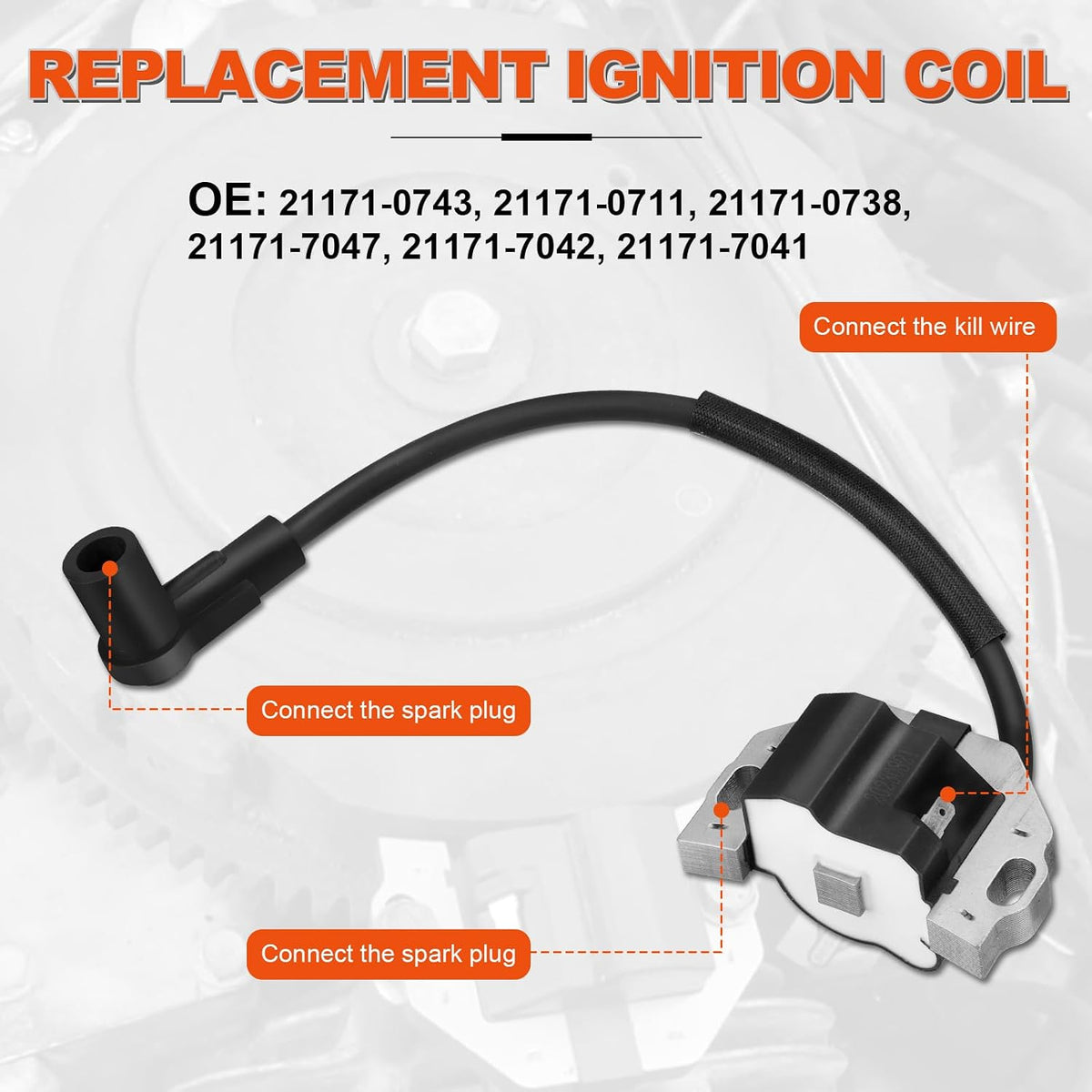 21171-0743 2SET Ignition Coil Replace# 21171-0711 21171-0738