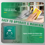 Emergency Wall Mount Eye Wash Station Wall Mounted Eyewash Stations