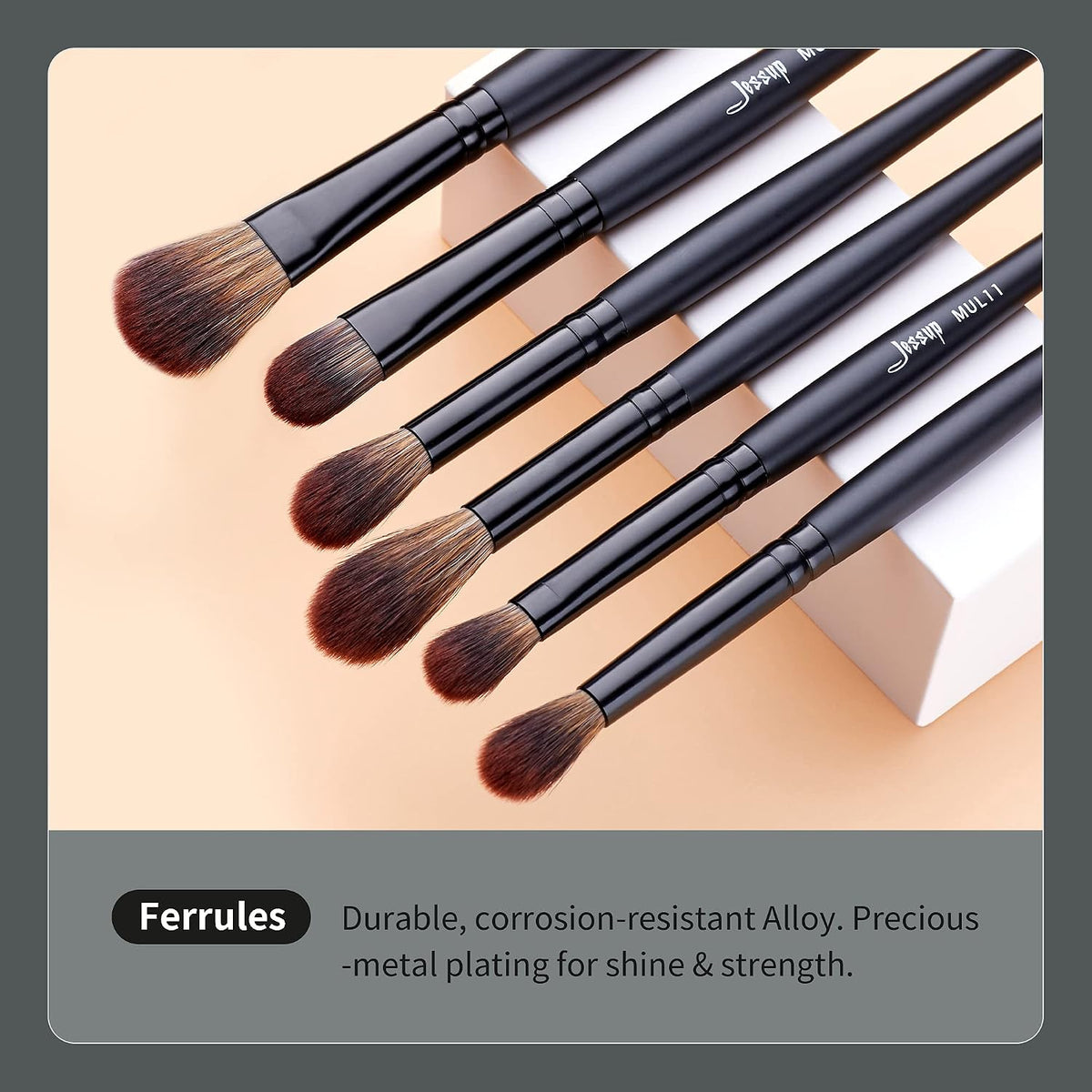 Eyeshadow Brush Set, 16-Piece Eyeliner & Eye Makeup Brushes T272