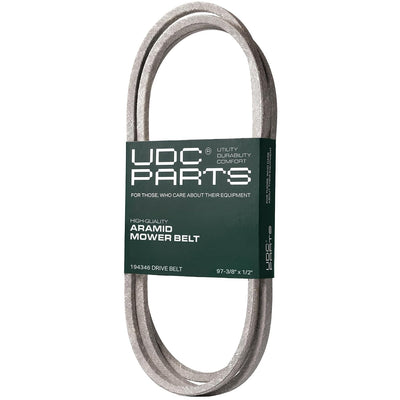 UDC Parts 194346 Drive Belt Replacement for Poulan Pro, 1/2" x 97-3/8"