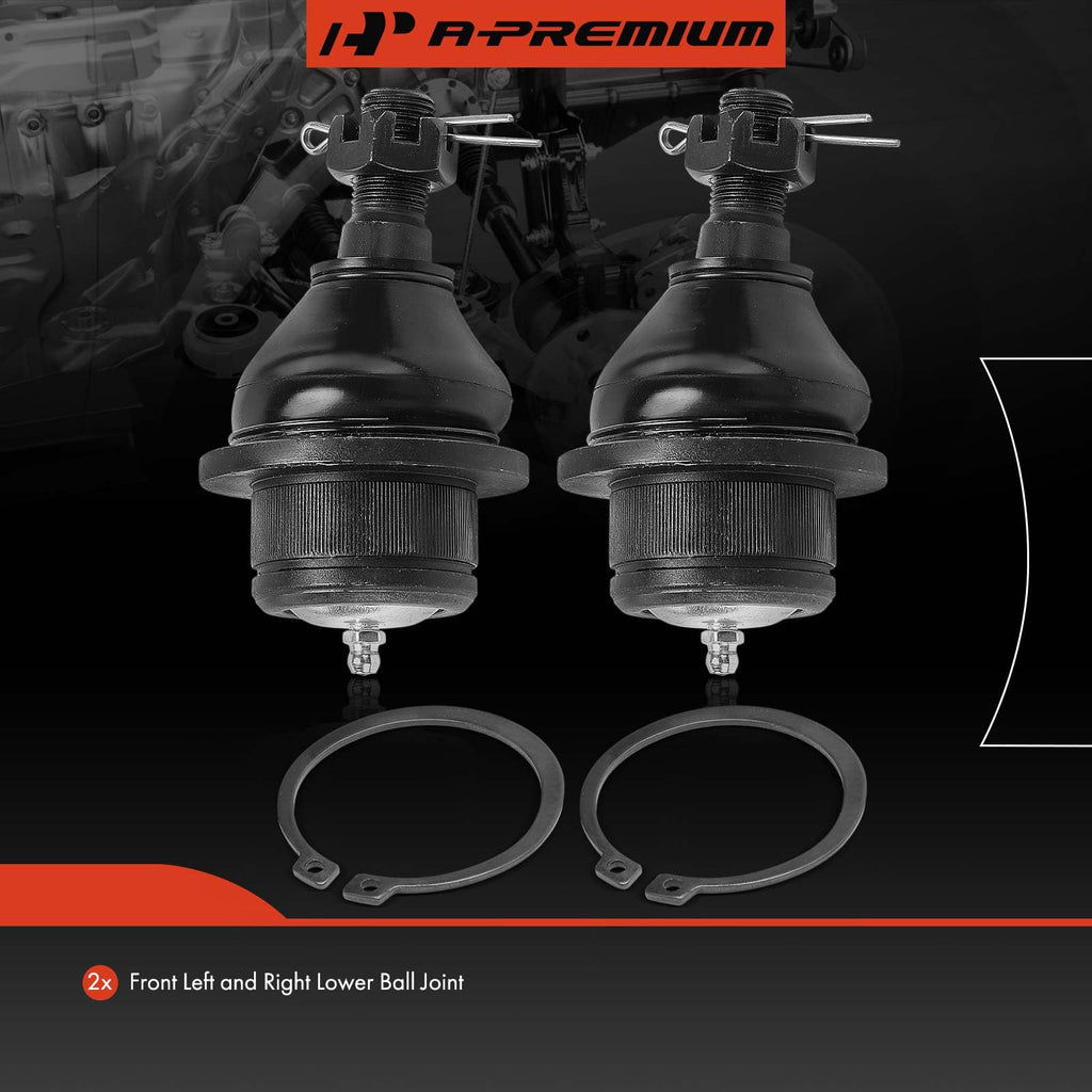 A-Premium 2 x Front Lower Ball Joint, Compatible with Lincoln
