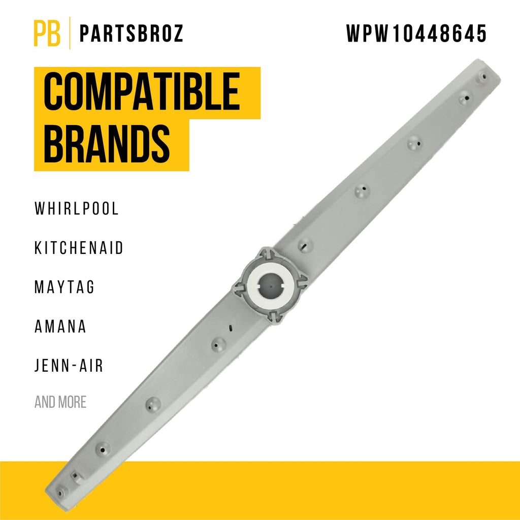 Dishwasher Middle Spray Arm for KitchenAid KDTM384ESS2