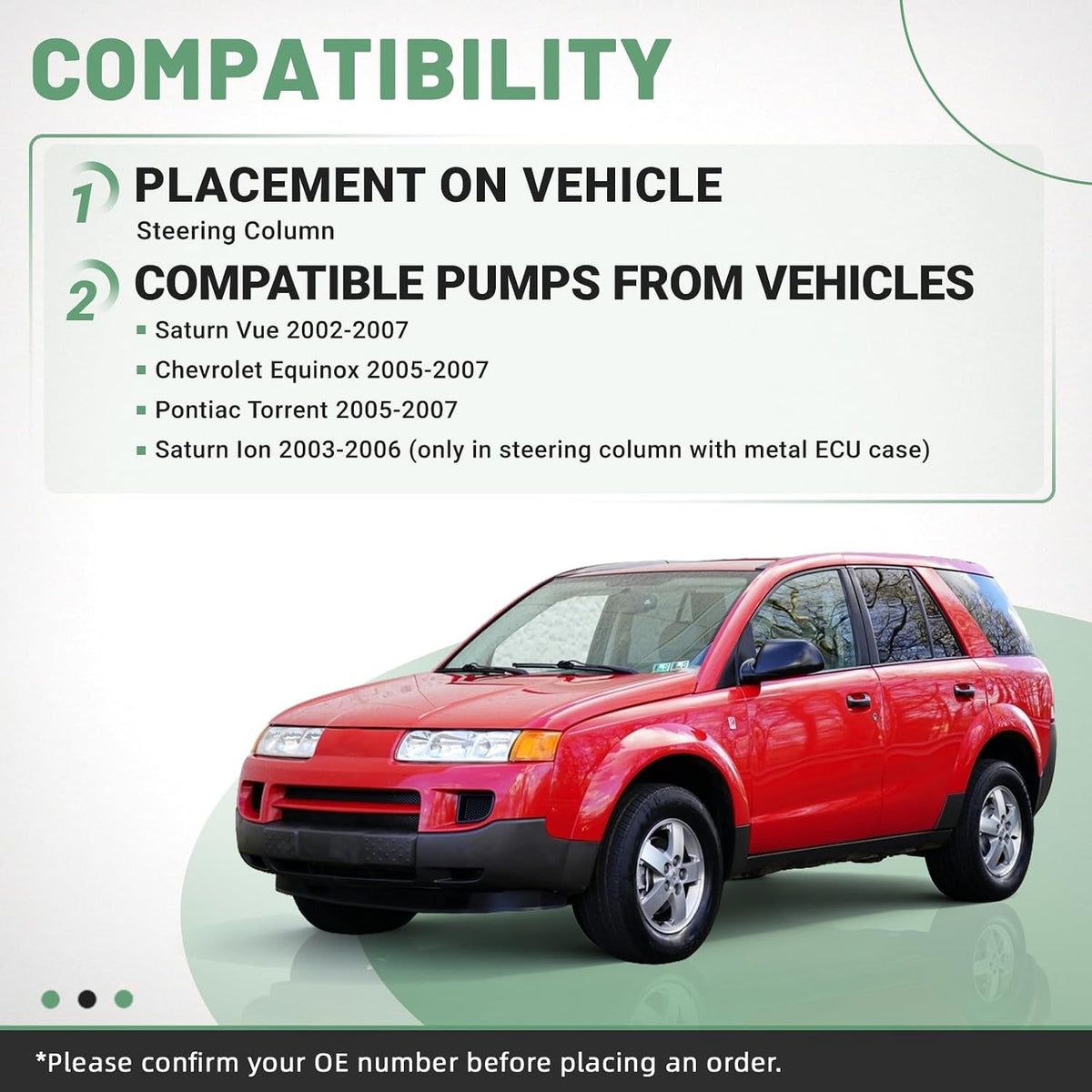 Electric Power Steering Controller Kit Fit For Saturn Vue Ion
