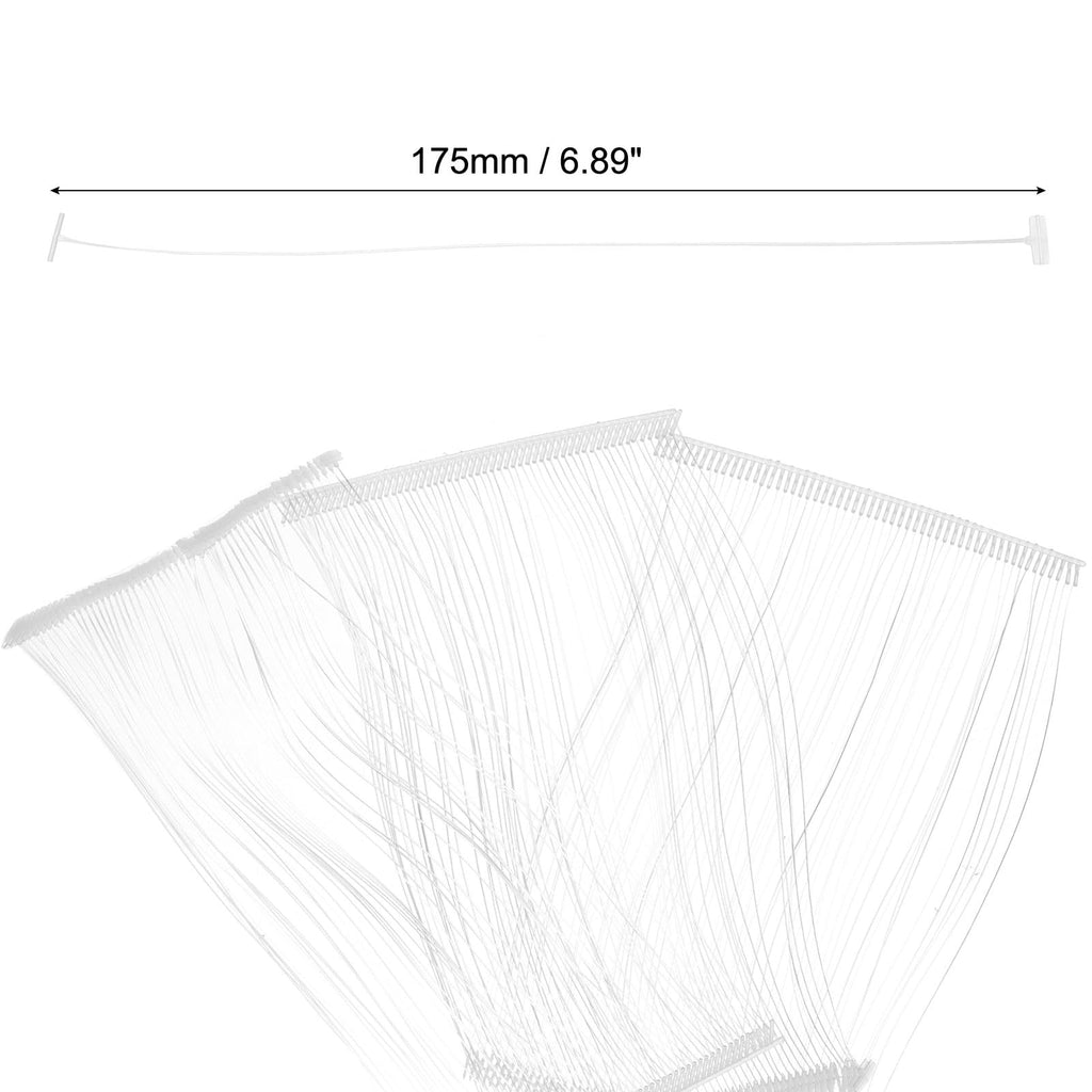 5000pcs Standard Tagging Gun Fasteners 175mm Plastic Barbs Pin Clear