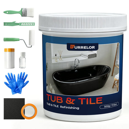 Wall pain Latex paint Acrylic paint,Tub and Tile Paint,17.6oz/500g