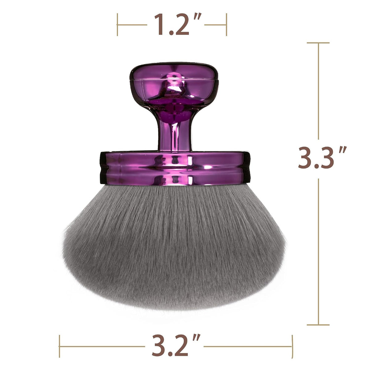 Blend & Blur Extra Large Kabuki Leg & Body Makeup Brush 3.2inch Round Head