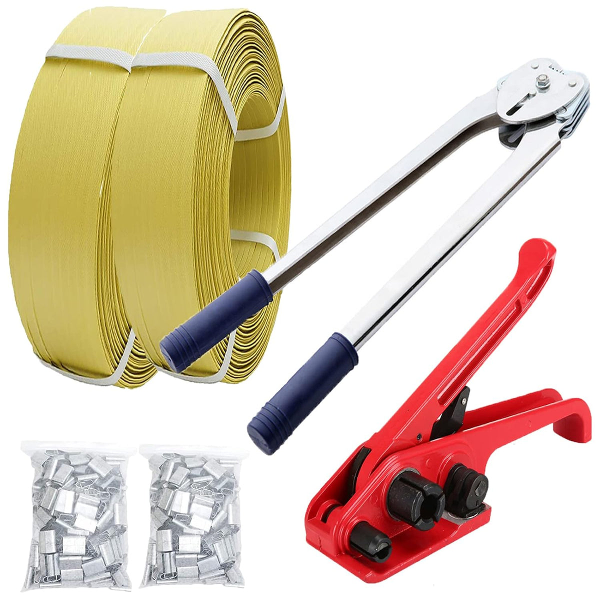 Havey Duty Pallet Strapping Kit, Packaging Strapping Banding Tool