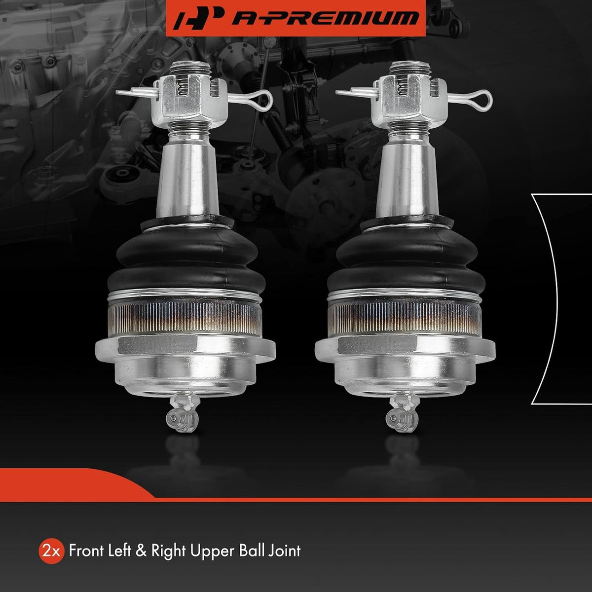 A-Premium Front Upper Ball Joint - Forge Steel, Compatible with Jeep