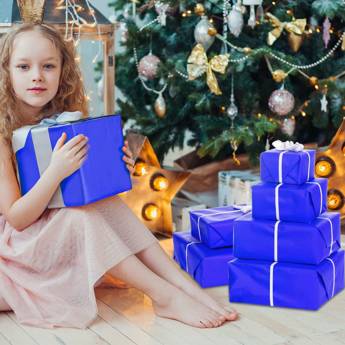 120 Sheets Navy Blue Tissue Paper Gift Wrap Paper