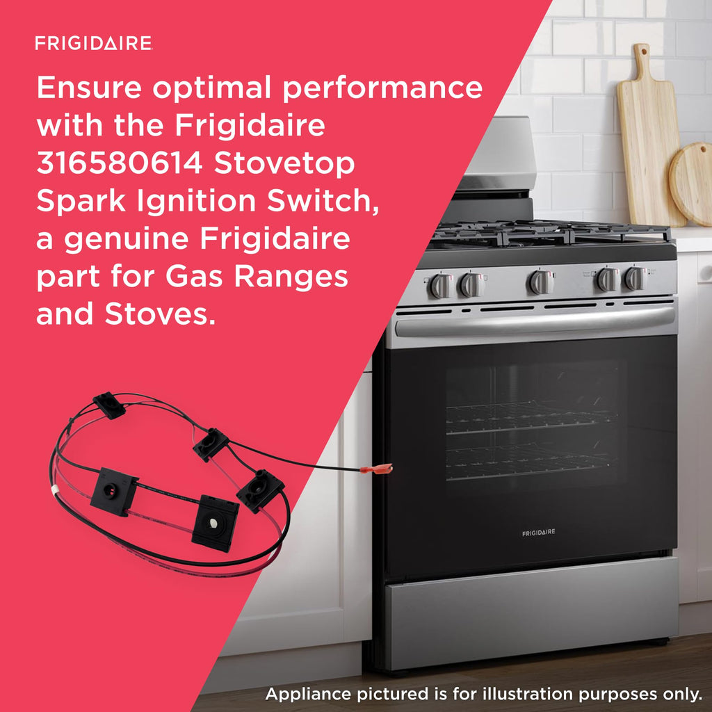Frigidaire 316580614 Stovetop Ignition Switch for Gas Ranges