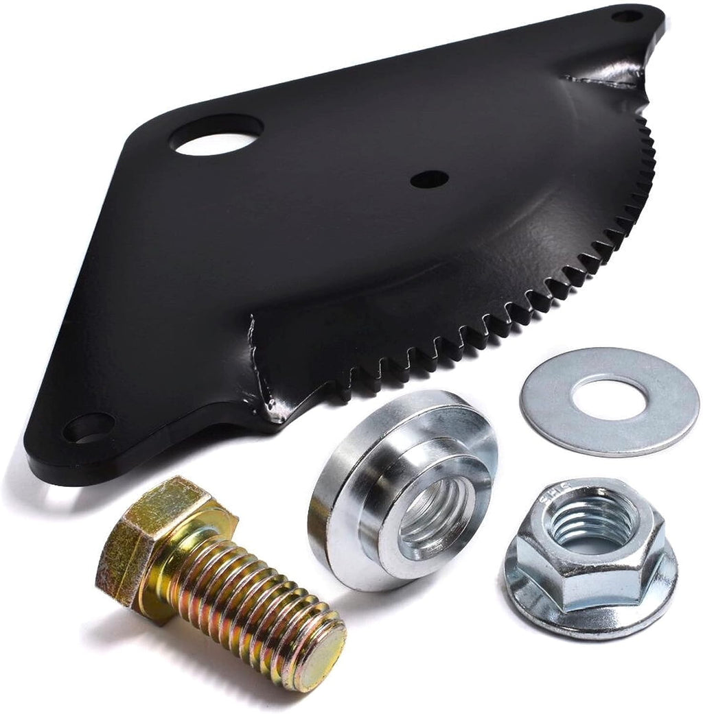 Improved Steering Sector Gear Plate fits Husqvarna TC & TS Series Lawn Tractors - Includes Precision Machined Pivot