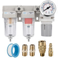 NANPU 1/4" NPT Air Drying System, 0.01-Micron Coalescing Filter Regulator