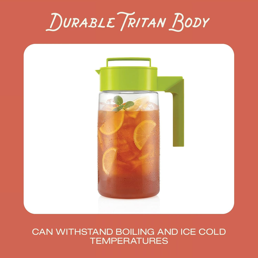Flash Chill Iced Tea Maker - Versatile Tea Brewer for Loose/Bagged Tea - Patented Flash Chill Tech Hot/Cold Use