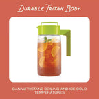 Flash Chill Iced Tea Maker - Versatile Tea Brewer for Loose/Bagged Tea - Patented Flash Chill Tech Hot/Cold Use