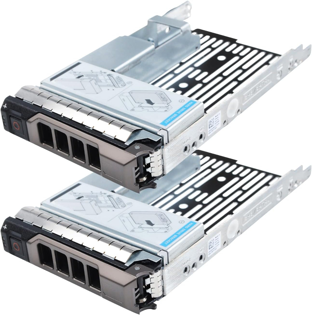 2-Pack 3.5" Hard Drive Tray Caddy with 2.5" Drive Adapter