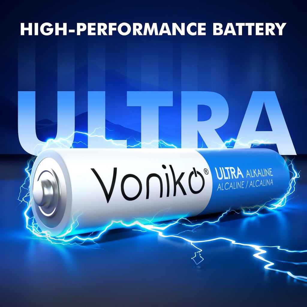 AAA Batteries 24 Pack - 1.5V Alkaline Triple AAA Batteries | 30 Percent More Power Triple A Batteries, 10 Years Shelf