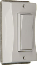 1-Gang Gray Decorator Switch Weatherproof Light Switch Cover 5123-0, Outdoor Rocker Switch Cover, Scratch-Resistant