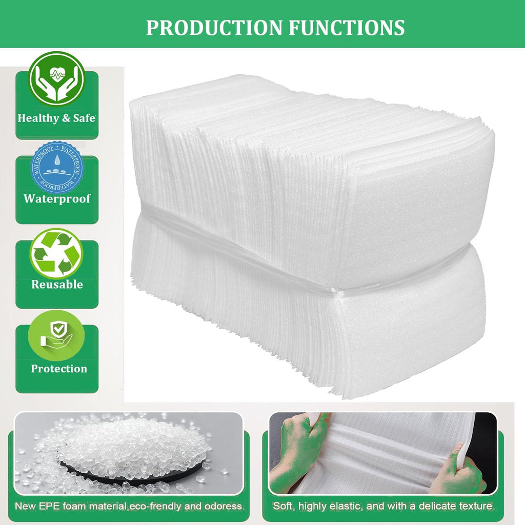 4x6Inch Cushion Foam Pouches 100pcs, Small Foam Wrap Pouches