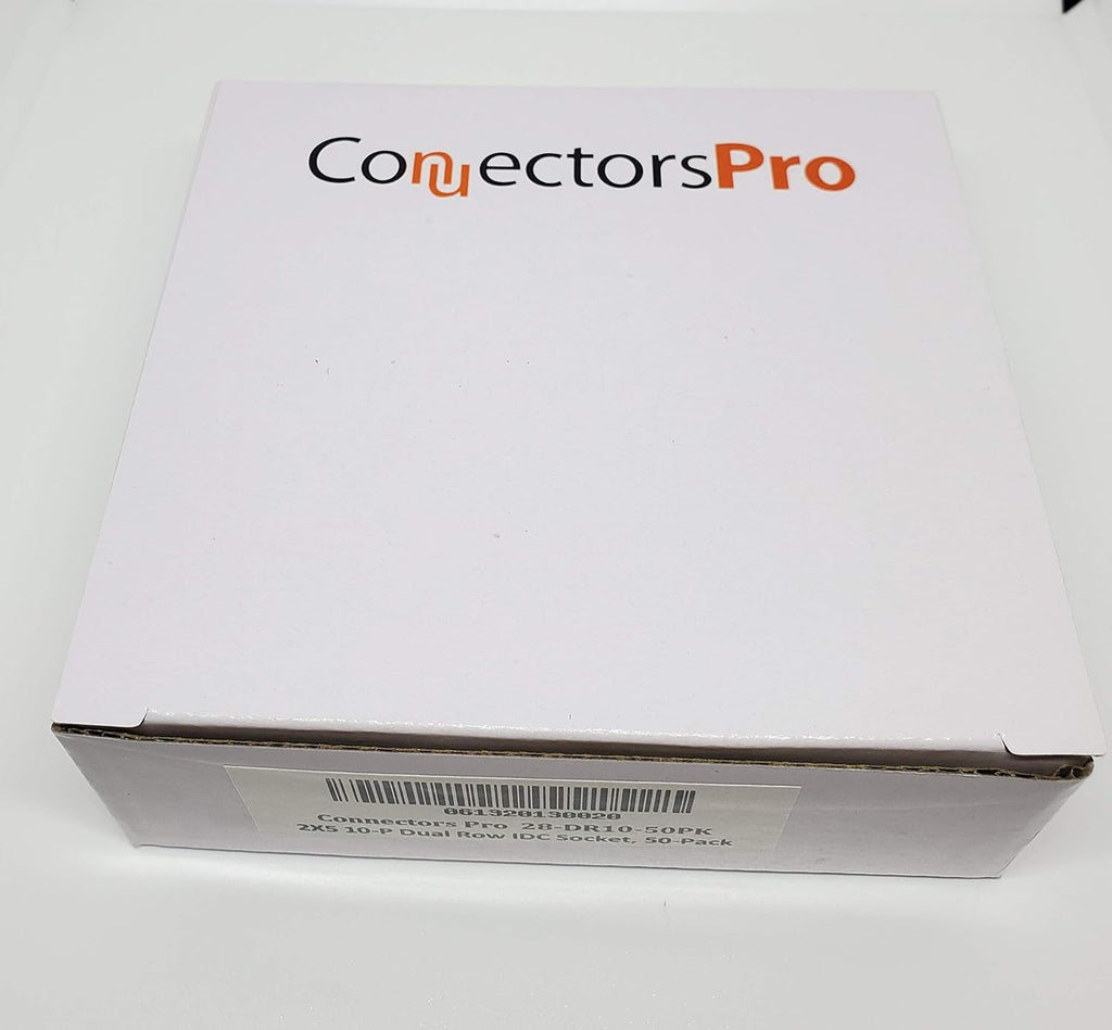 PC Accessories - Connectors Pro 50-Pack 2X5 10P 2.54mm Dual Rows IDC Sockets for Flat Ribbon Cable, 10 Pins FC Female Connector