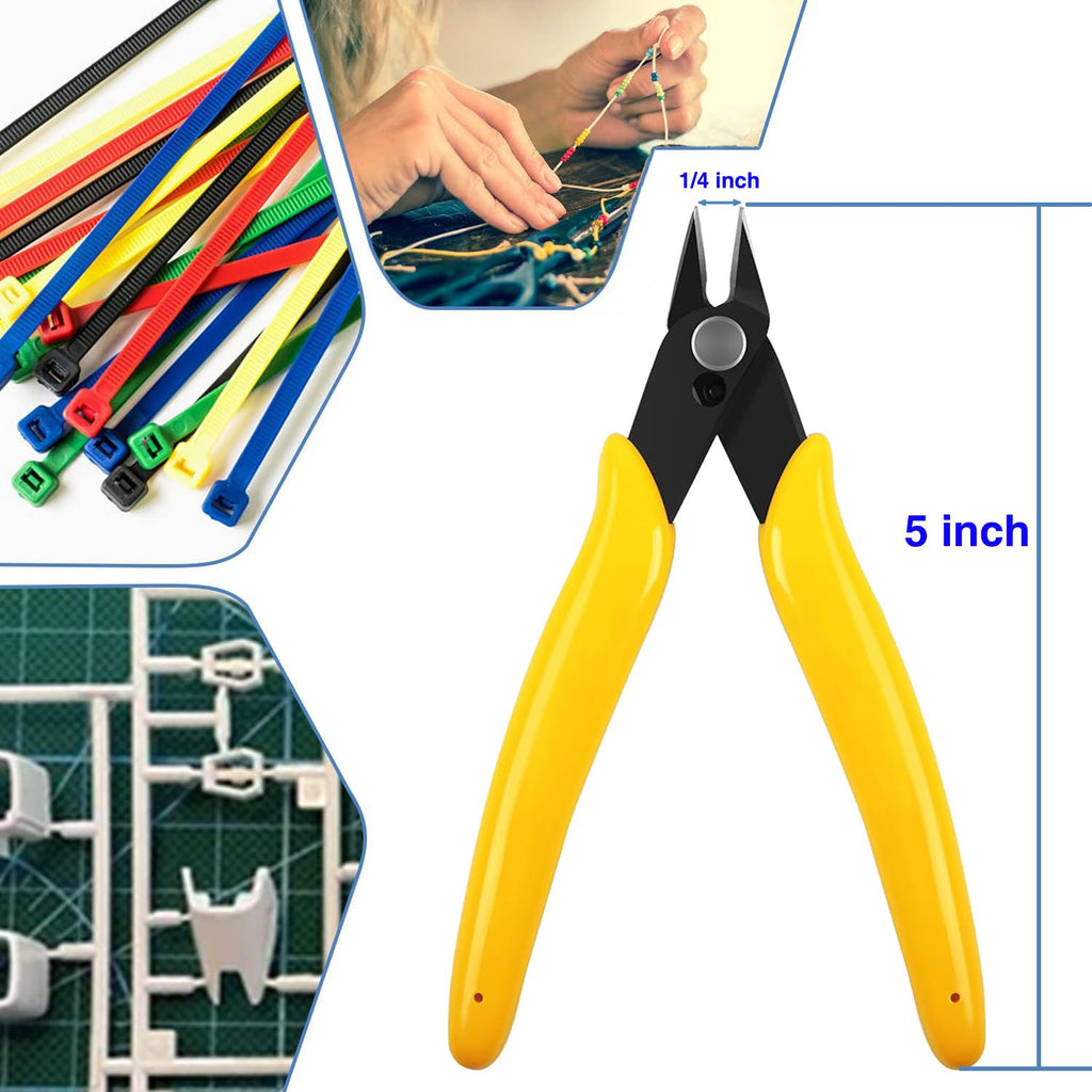 18Pcs 3D Printer Deburring Tool Kit - 10 Interchangeable Blades, 6 Needle Files & Micro Wire Cutter for 3D Printing