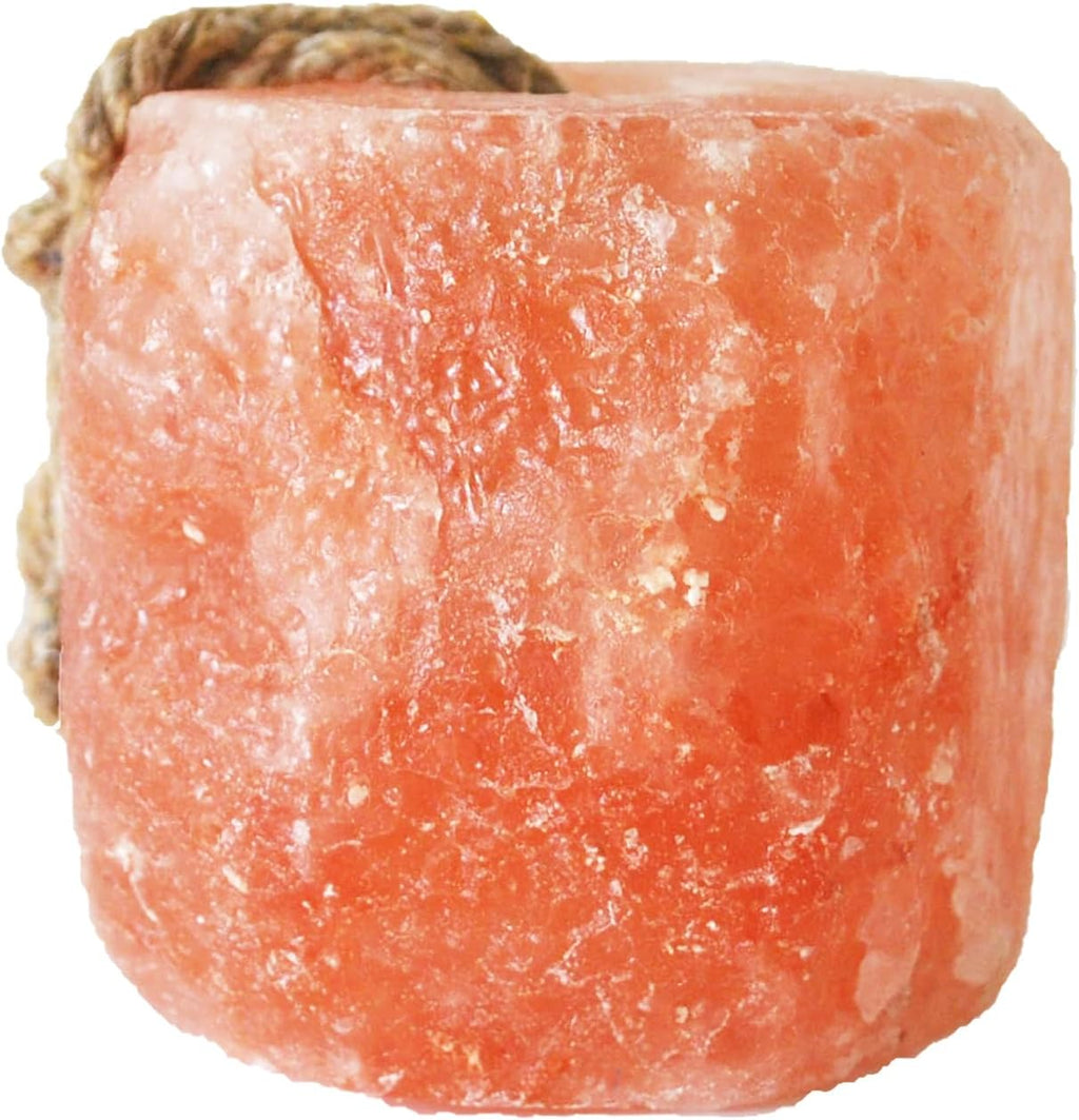 Animal Salt Lick Block on Rope for Horses,Deer,Cattle,Sheep Livestock Natural Organic Mineral Intake Long Lasting