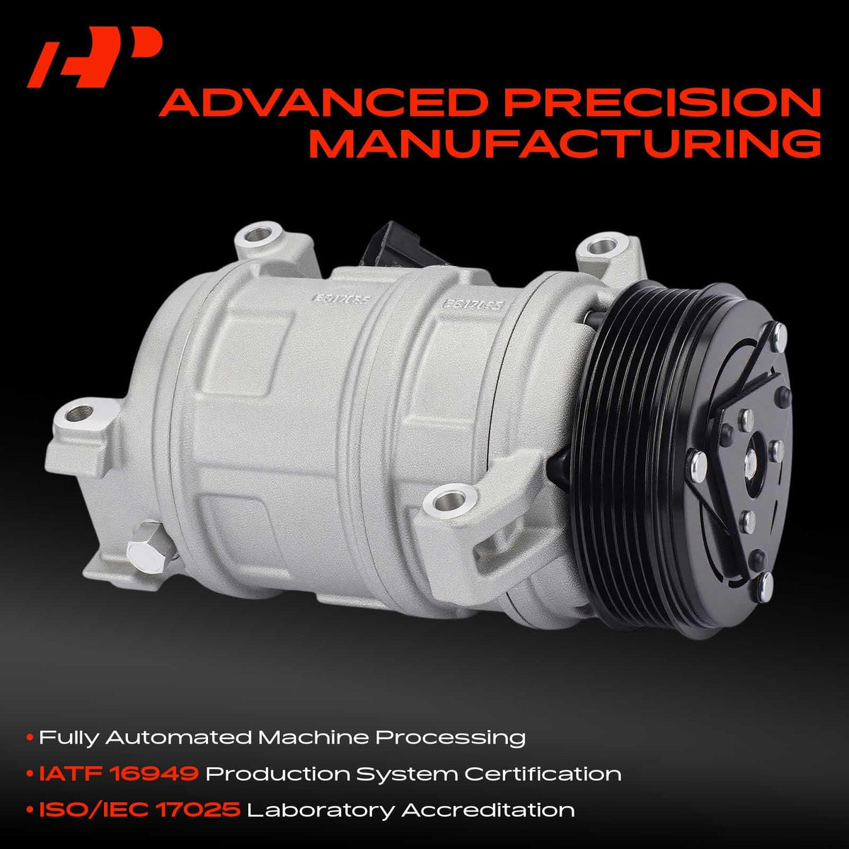 A-Premium AC Compressor Compatible with Cadillac SRX 3.6L 2004-2009