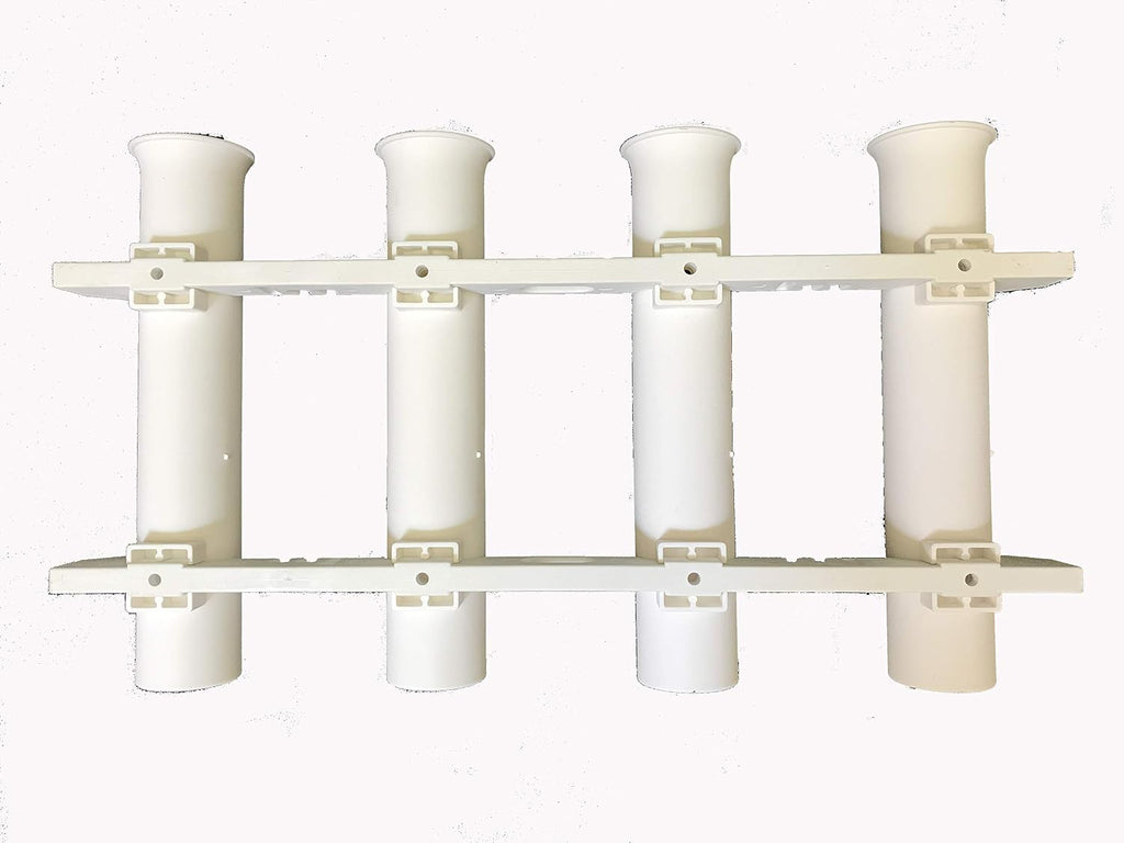 Sports Heavy Duty 4 Pole Tube Assembly Rack Fishing Rod Holder RH12
