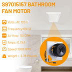 676d/2676f-a, S97015157 Motor Assembly Fit for Broan NuTone,684-D/2684F-A
