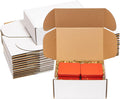 Shipping Boxes 9x6x4 inches 25 Pack White Corrugated Cardboard Mailing Box for Small Business - Literature Mailer